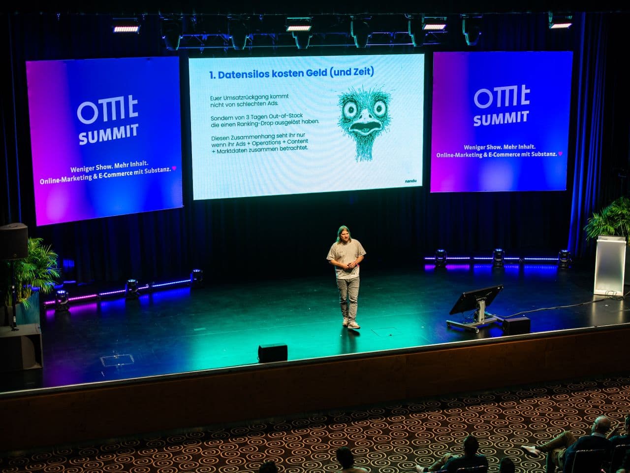 OMT Summit — closing stage moment, Berlin